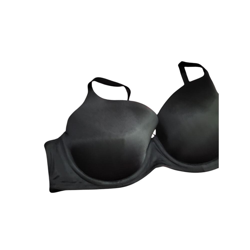 Pink Victoria's Secret Lightly Lined Bra 36B Womens Black‎ Underwired - Picture 2 of 5